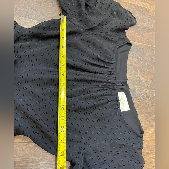 Kate Spade Spice Things Up Clip Dot Black Dress Women’s Size 00 - Picture 8 of 12